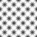 Black patterns on white background. Seamless pattern. Abstract vector.